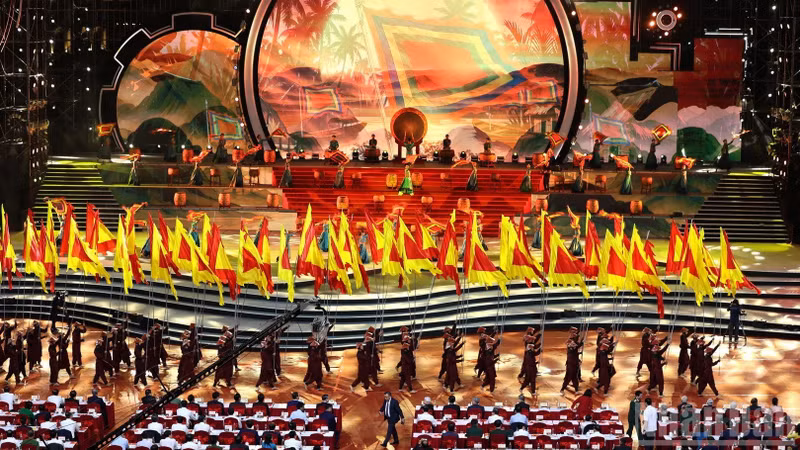 행사에서 펼쳐진 공연 (사진: Thien Vuong)