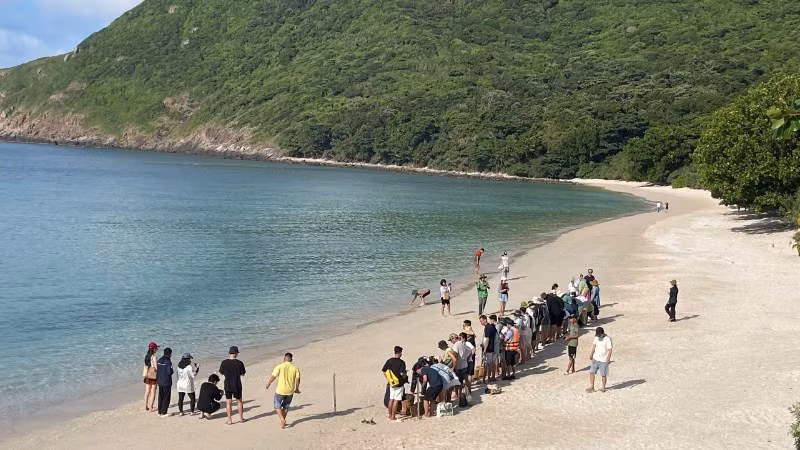 꼰다오는 호찌민시 특별구로 지정되어 해양 생태 관광 개발에 큰 잠재력을 지니고 있다. (사진: 만 하오)