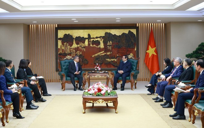 접견 모습.(사진: VNA)