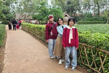 설 연휴 기간 동안 많은 방문객들이 찾고 있는 응에안성의 낌리엔 특별 국가유적지. (사진: Minh Quang)