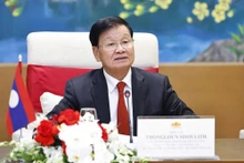 통룬 시술릿 라오스 당 중앙위원회 총서기 겸 국가주석 . (사진: VNA)