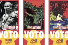 우루과이 공산당 대회 투표용지에 등장한 호찌민 주석의 이미지. (사진: VNA)