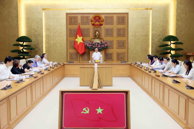 15일 열린 국가 자금세탁방지 지도위원회 회의 모습 (사진: VNA)