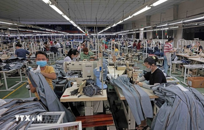 비엣탕진사는 매년 수백만 개의 제품을 EU, 미국, 일본, 한국 등으로 수출하고 있다. (사진: VNA)