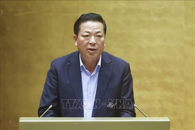 쩐홍밍 건설부 장관(사진: VNA)