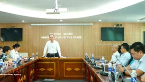 호찌민시에서 열린 중동사태 대책회의에서는 생산 및 무역에 대한 압박을 완화하고 국내 시장을 안정시키기 위한 방안들이 논의됐다. (사진: VNA)