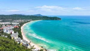 안장성성 푸꾸옥섬의 켐 해변. (사진: VNA)