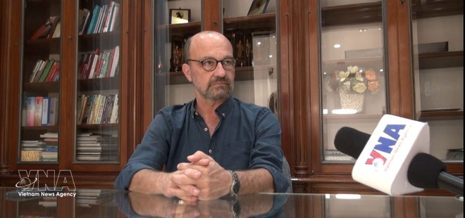 마르셀로 로드리게스 아르헨티나 공산당 중앙위원회 대외위원회 위원장. (사진: VNA)