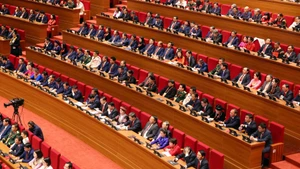 20일 하노이에서 열린 베트남 공산당(CPV) 제14차 전국대회 개막식에 대표자들이 참석하고 있다. (사진: VNA)