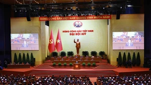 제14차 전국당대회에는 전국 560만여 명의 당원을 대표하는 1,586명의 대표가 참석했다. (사진: VNA)