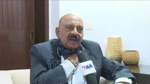 전 인도 국가안보부차장 S.D. 프라단(사진: VNA)