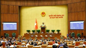 국회는 부패 방지 및 통제법 일부 조항을 개정·보완하는 법률표결을 실시했다. (사진: VNA)