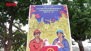 <영상> 총선 카운트다운…하노이시, 막바지 선거준비 박차