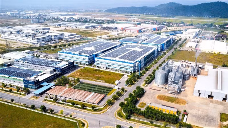 외국인직접투자(FDI) 프로젝트가 다수 몰려 있는 VSIP 응에안 산업단지. 
