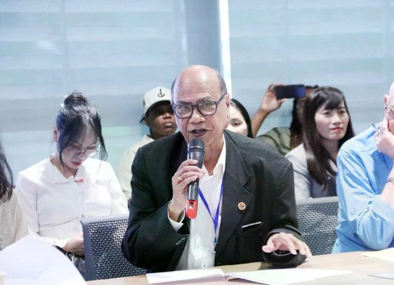 팔랍 센굽타 세계평화이사회 회장. (사진: VNA)