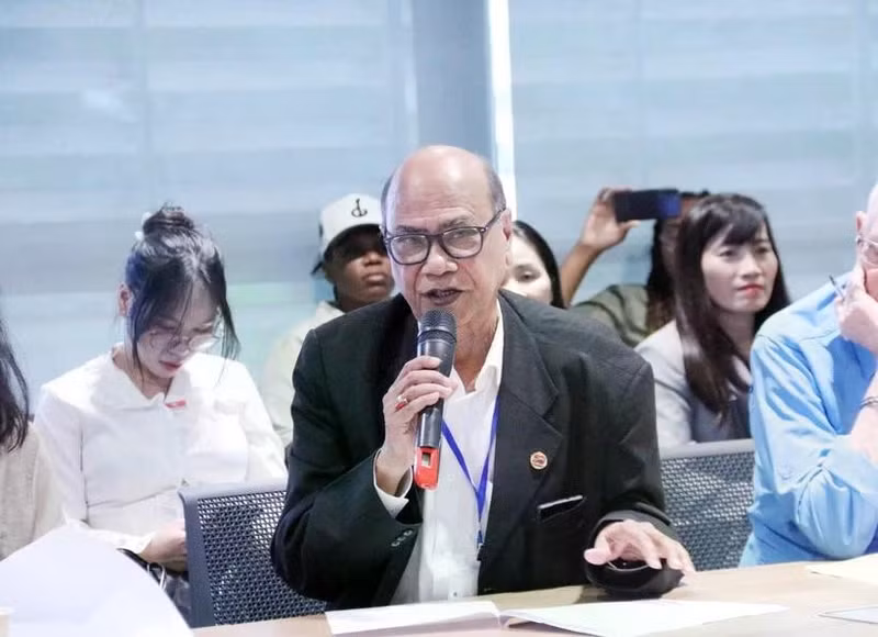 팔랍 센굽타 세계평화이사회 회장. (사진: VNA)