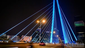 호찌민시의 야경. (사진: 탄닷)