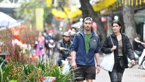 베트남을 찾은 외국인 관광객들.