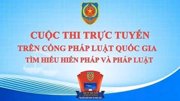 헌법 및 법률 온라인 경시대회에 약 260만 명이 참가했다. (사진: VNA)