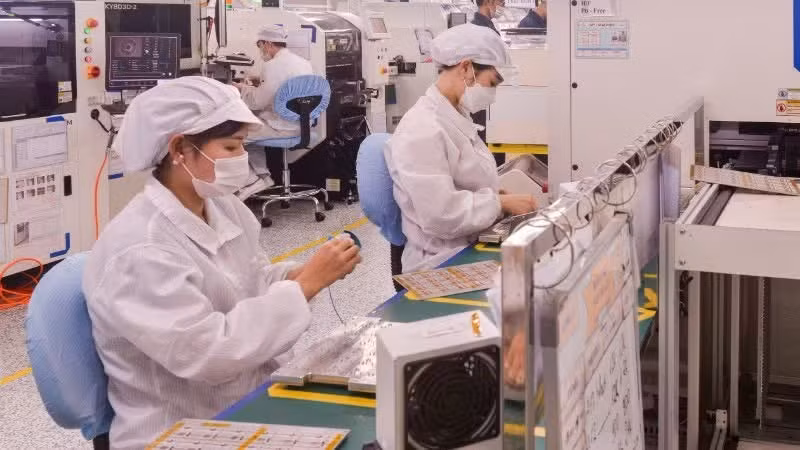 FDI 유입의 질을 높이려면 반도체와 전자, 인공지능 등 첨단기술 분야의 투자 유치를 선별적으로 강화해야 한다. (사진: 타이선)
