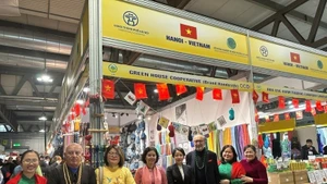 박람회에 마련된 베트남관 (사진: VNA)