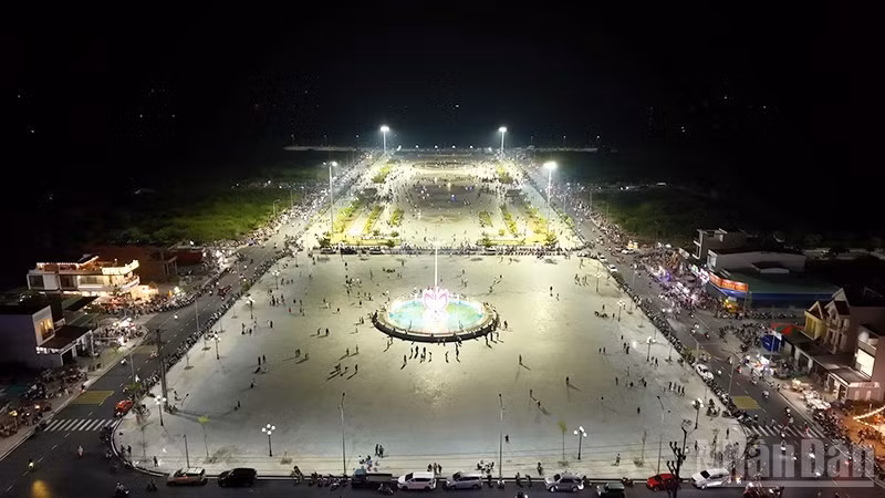 탑무이 광장의 전경. (사진: 호앙 카)