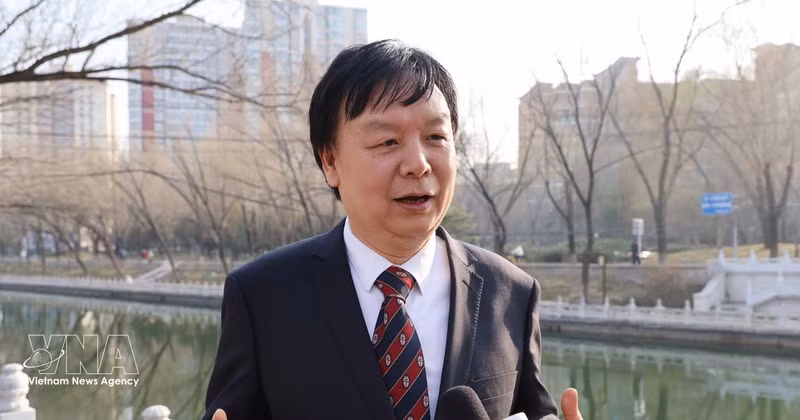 중국 베이징외국어대학교 동남아시아연구센터 미량(米亮) 소장 (사진: VNA)