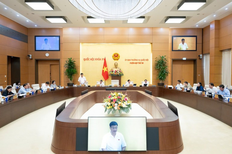 국회 상임위원회 회의 모습