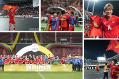 2025년에 예상치 못한 성공을 거둔 베트남 축구. (사진: NDO)