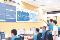 VNPT IDC 호아락 데이터 센터 운영 모습. (자료 사진 - 사진: NDO)