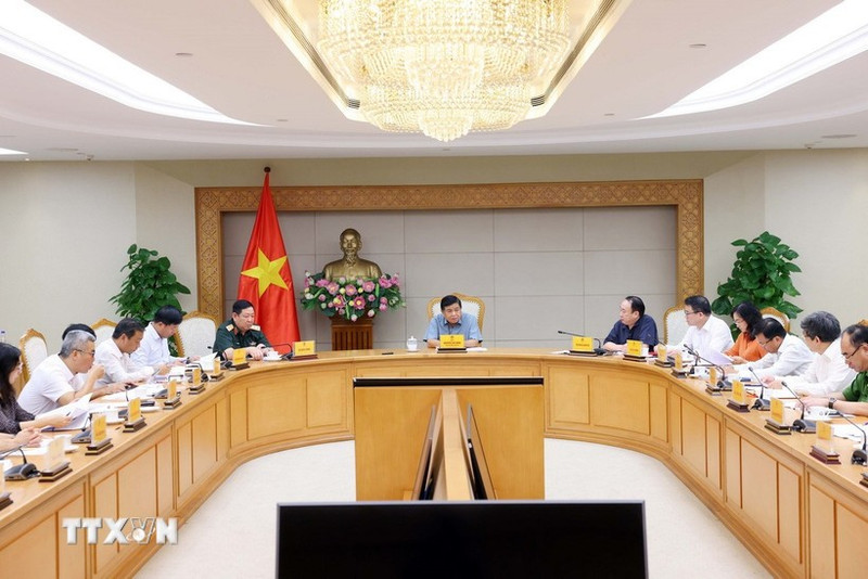 베트남-라오스 협력사업 점검회의 (사진: VNA)