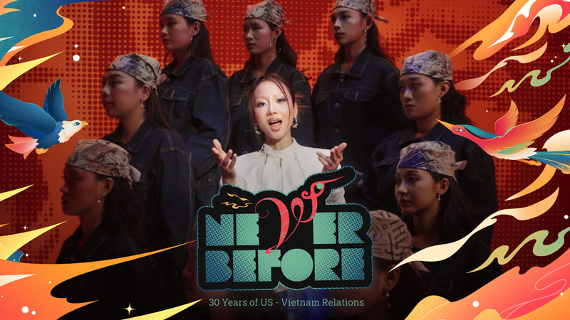 “Never Before”는 미국-베트남 관계의 주요 이정표를 되짚으며, 오늘날 양국 파트너십의 가장 생생한 반영으로 차세대의 역할을 강조한다. (사진: 주하노이 미국대사관)