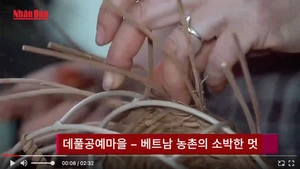 천년 수도 하노이의 숨결...데풀공예마을 '눈길' 