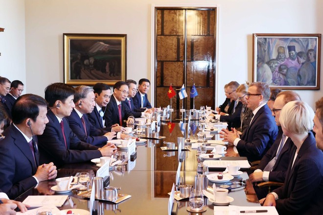 회담 모습 (사진: VNA)