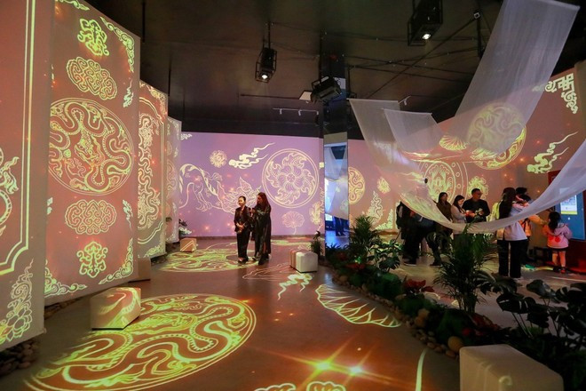 전시 공간의 한 코너 (사진: VNA)