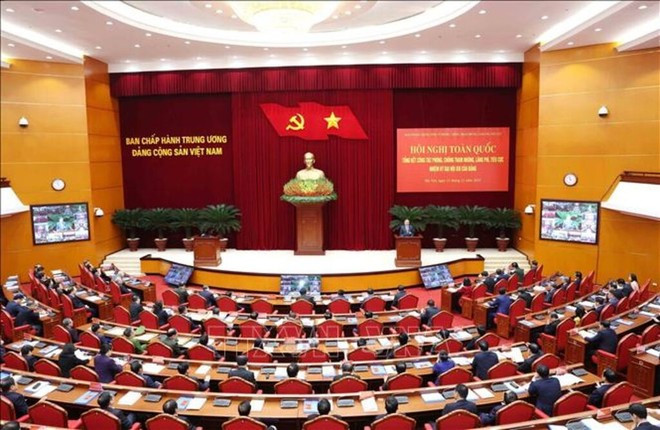 회의 모습. (사진: VNA)