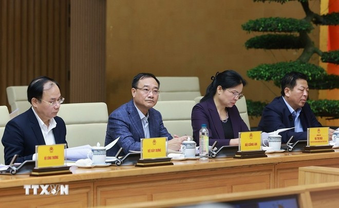 회의에 참석한 대표자들 (사진: VNA)