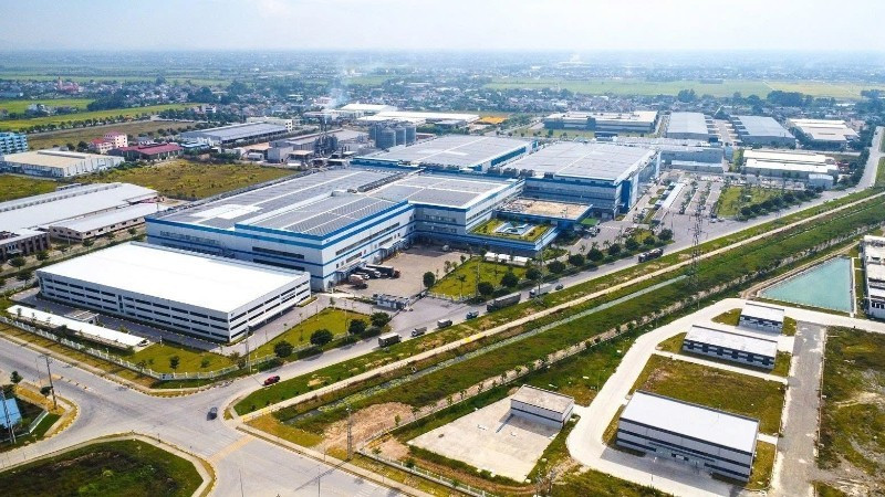 응에안에 위치한 베트남-싱가포르 산업단지(VSIP)의 일부.(사진: 탄 꾸엉)