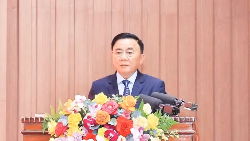 쩐껌뚜 정치국 위원 겸 공산당 중앙위원회 서기국 상임위원. (사진: 두이 린(DUY LINH))