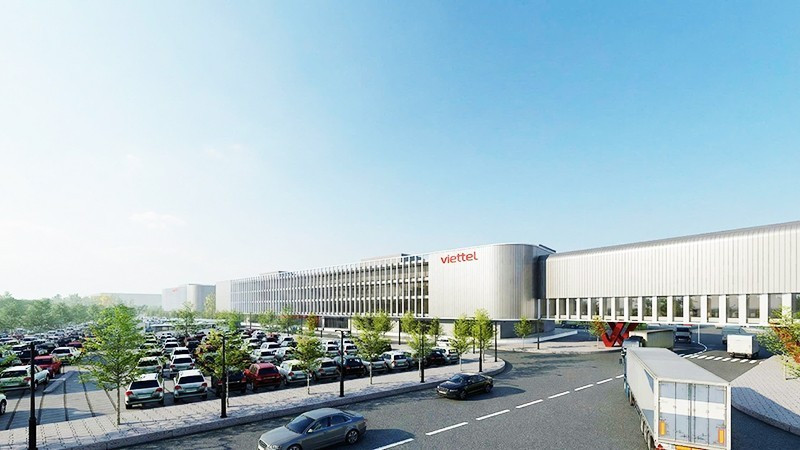 베트남 최초의 반도체 칩 제조 공장이 완공된 후의 조감도. 사진: 비엣텔