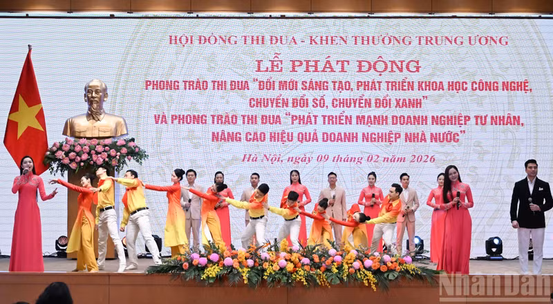 행사에서 펼쳐진 예술 공연.