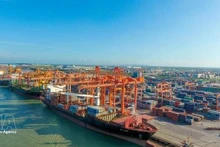 하이퐁시의 떤부 항만 전경 (사진: VNA)