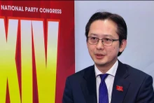 23일 하노이에서 제14차 전국당대회가 막을 내린 직후 베트남통신(VNA)과 인터뷰를 하는 도 흥 비엣 주유엔 베트남 대사. (사진: VNA)