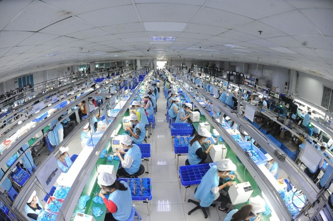 박닌성에 편입된 전 박장성 히엡화(Hiep Hoa) 지역(현재 박닌성 히엡화, 쑤언깜(Xuan Cam), 홉틴(Hop Thinh), 호앙반(Hoang Van) 면 일대)은 현재 박닌성의 새로운 산업 중심지로 부상하고 있다. (사진: VNA)