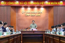 팜 민 찐 베트남 총리가 회의에서 발언하고 있다. (사진: VGP)