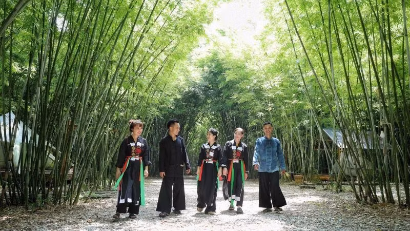 박닌성 번 마을의 생태·커뮤니티 관광 모델. (사진: VH)