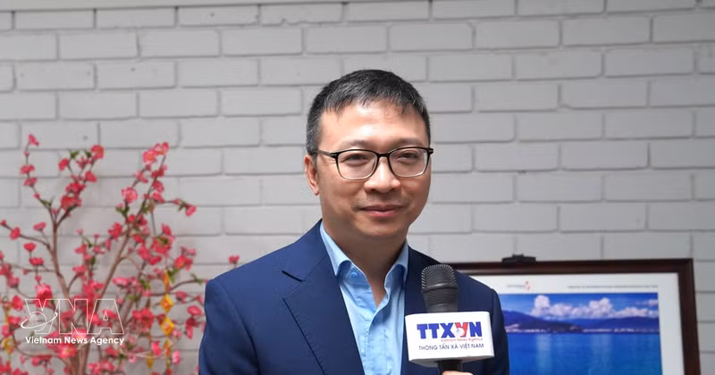도자탕 호주 베트남 비즈니스협회(VBAA) 사무국장 겸 베트남-호주 청년기업가클럽 회장 (사진: VNA)