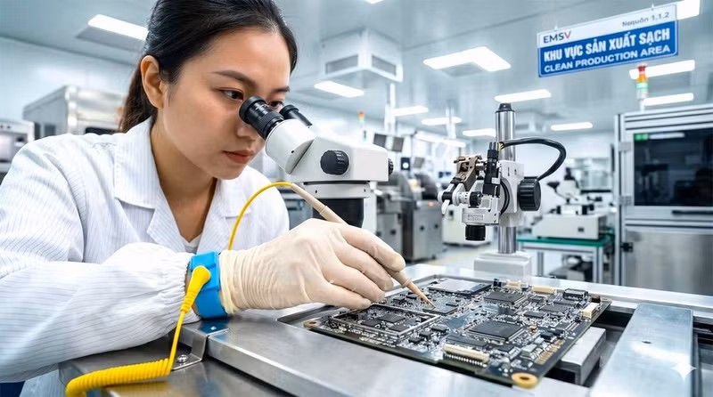 베트남의 외국인직접투자(FDI)는 지속적으로 증가하고 있지만, 국내 기업들은 여전히 FDI 부문의 생산 체인에 포함되지 못하고 있다. (사진: 단람)