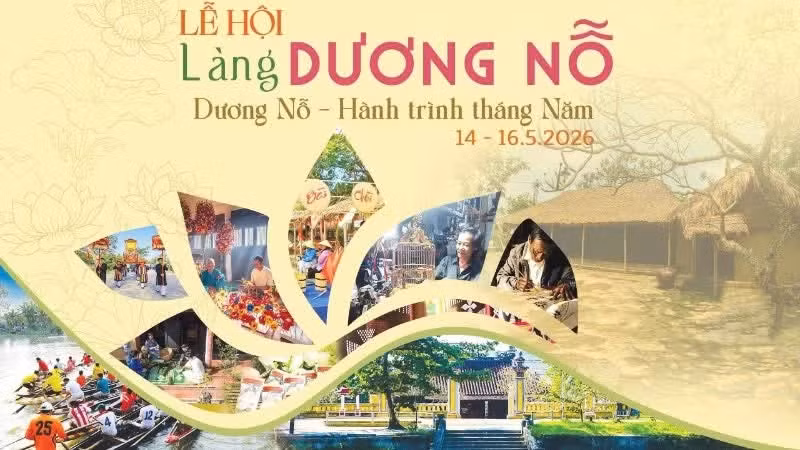 ‘즈엉노 – 5월을 걷는 여정’을 주제로 즈엉노 마을 축제.