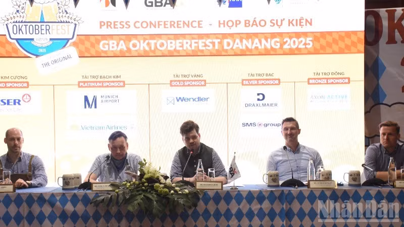 베트남 독일상공회의소(GBA)는 GBA 옥토버페스트 다낭 2025 개최를 공식 발표했다. (사진: ANH DAO)